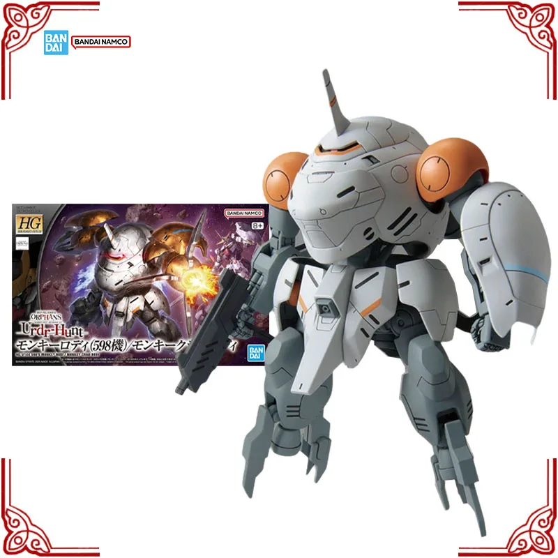 Фото В наличии Оригинальный комплект модели Bandai Gundam HG 1/144 IBO 598S Monkey Rodi Monkey Crab Rodi Anime Action Figure Collection Model Toy №1