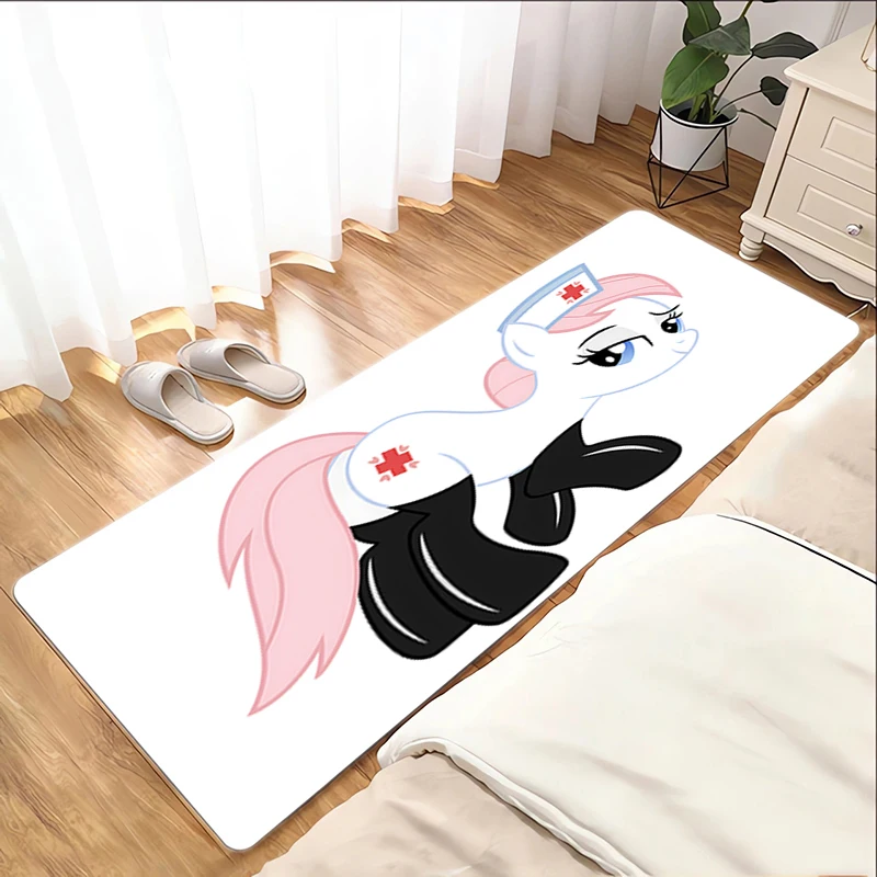 

Floor Mat My Little P-Pony Bedroom Carpet for Kitchen Cartoon Cute Entrance Door Doormat Room Mats Super Absorbent Bathroom Rug