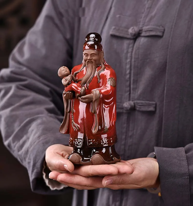 Керамические украшения с тремя звездами для счастья богатства и долговечности