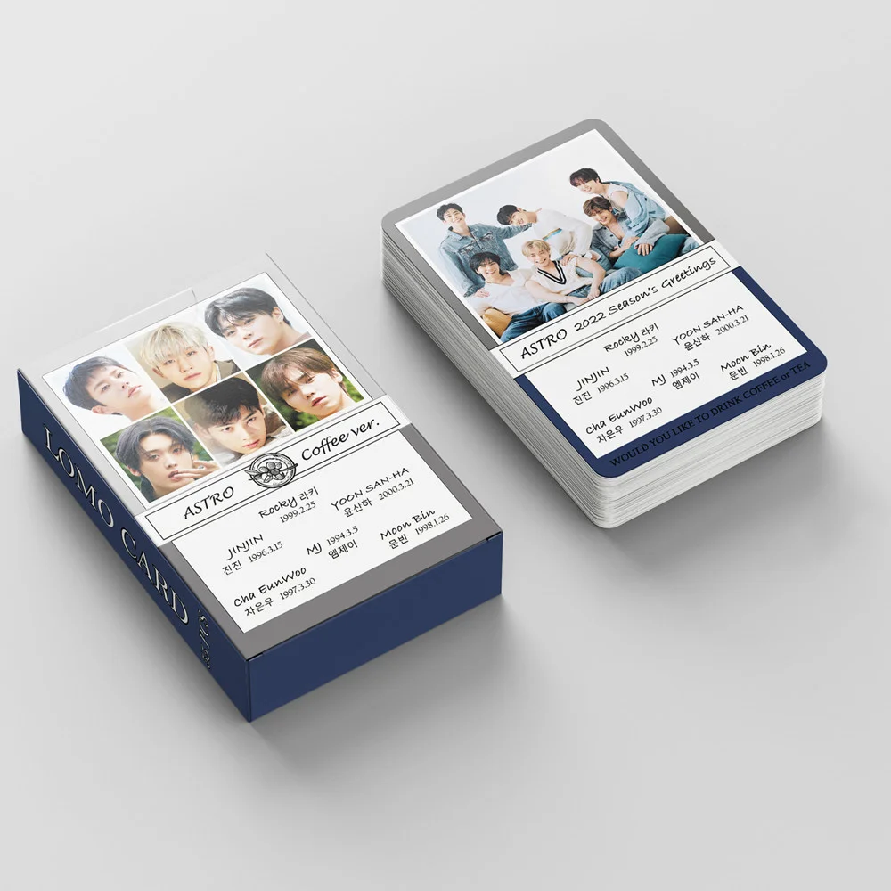 

55pcs/set Kpop ASTRO Lomo Cards New Album High Quality K-pop ASTRO Photocard K-pop Photo Album Cards
