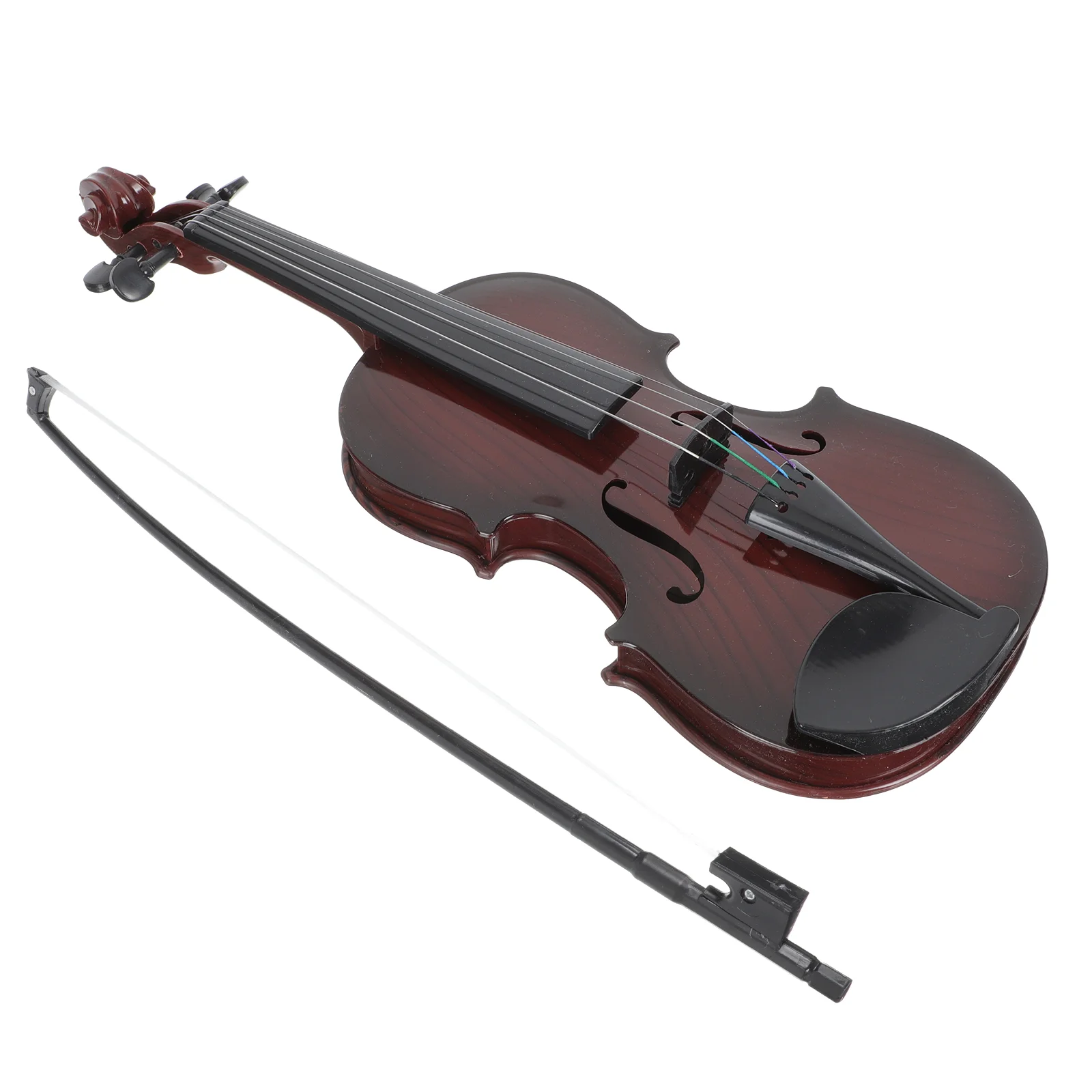 

Kid Toy Simulated Violin Small Musical Beginner Instrument 39x13.5cm Toddler Black Abs Plastic Children