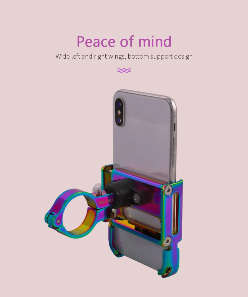 Поворотный велосипедный телефонный кронштейн GUB P30 стойка для навигации на