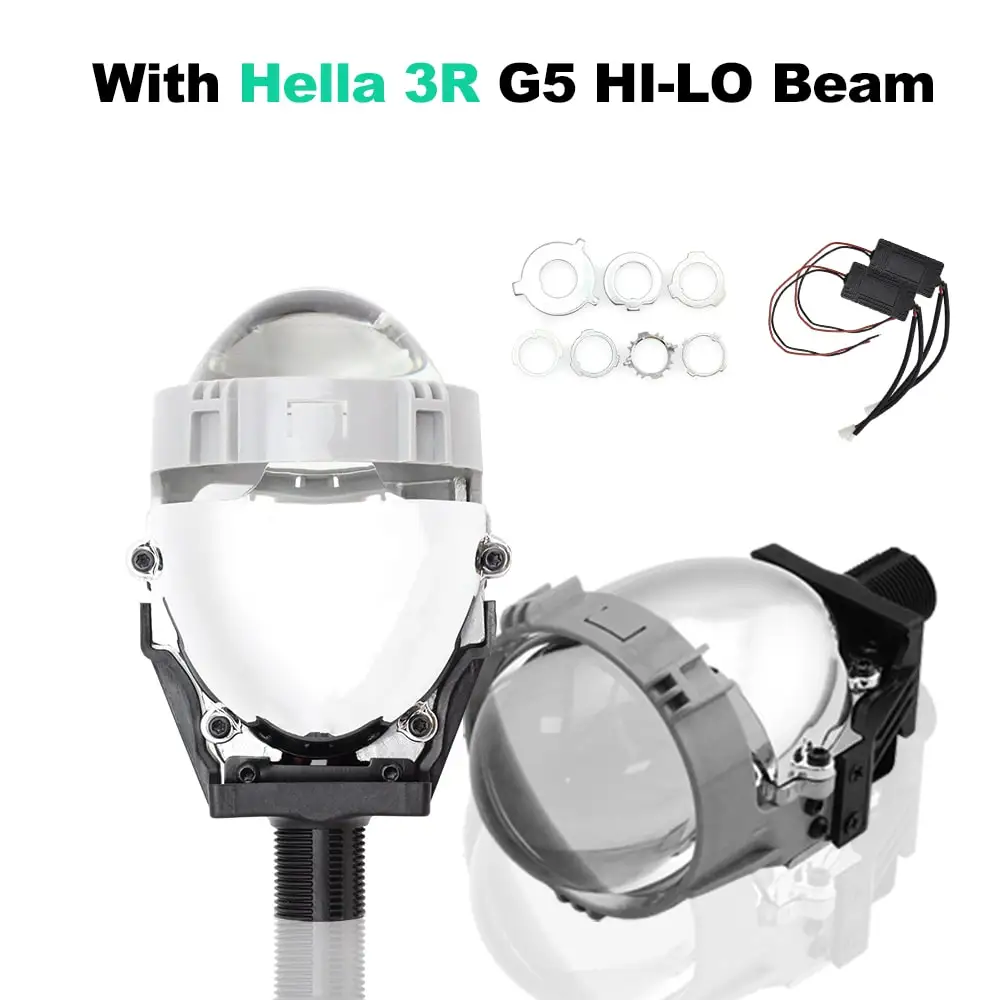

Светодиодные линзы Bi Ice, автомобильные фары для H7 LED H4 H1 H11 9005 9006, линзы для фар, диодный проектор Hella 3R, автомобильные товары