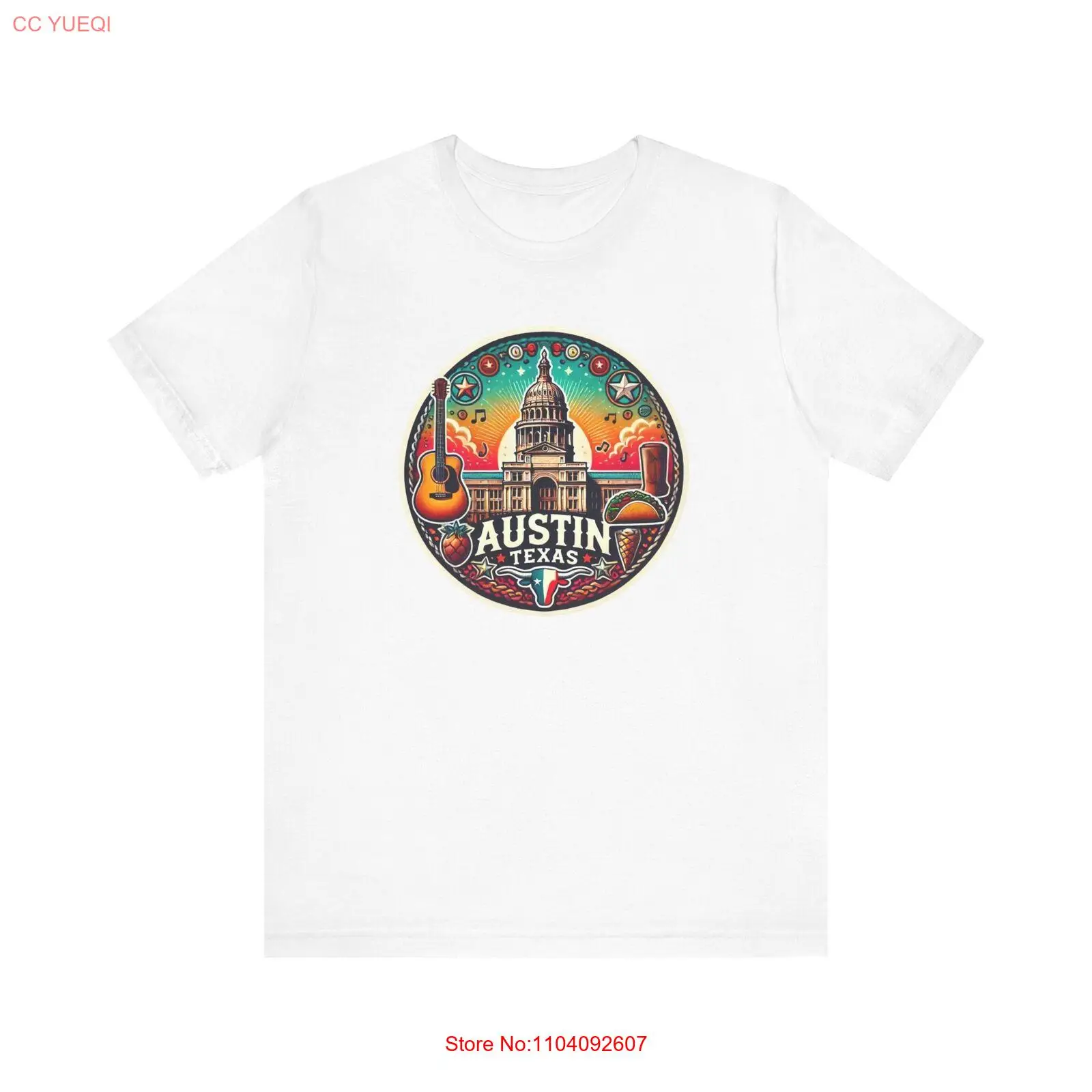 Austin Texas ATX Travel Souvenir Unisex T-Shirt