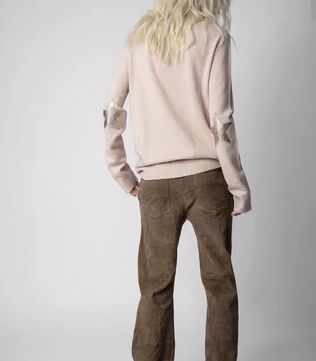 

Новинка, кашемировый пуловер с высоким воротником ZV