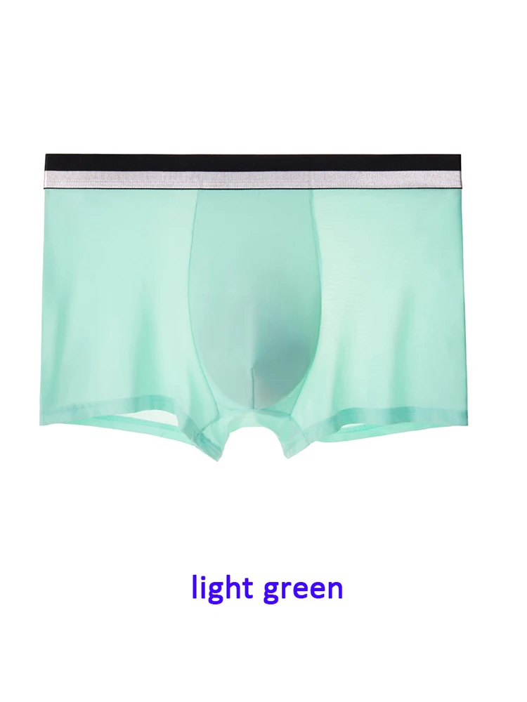 Сексуальные мужские брифы сексуальные ультратонкие дышащие трусы боксеры -