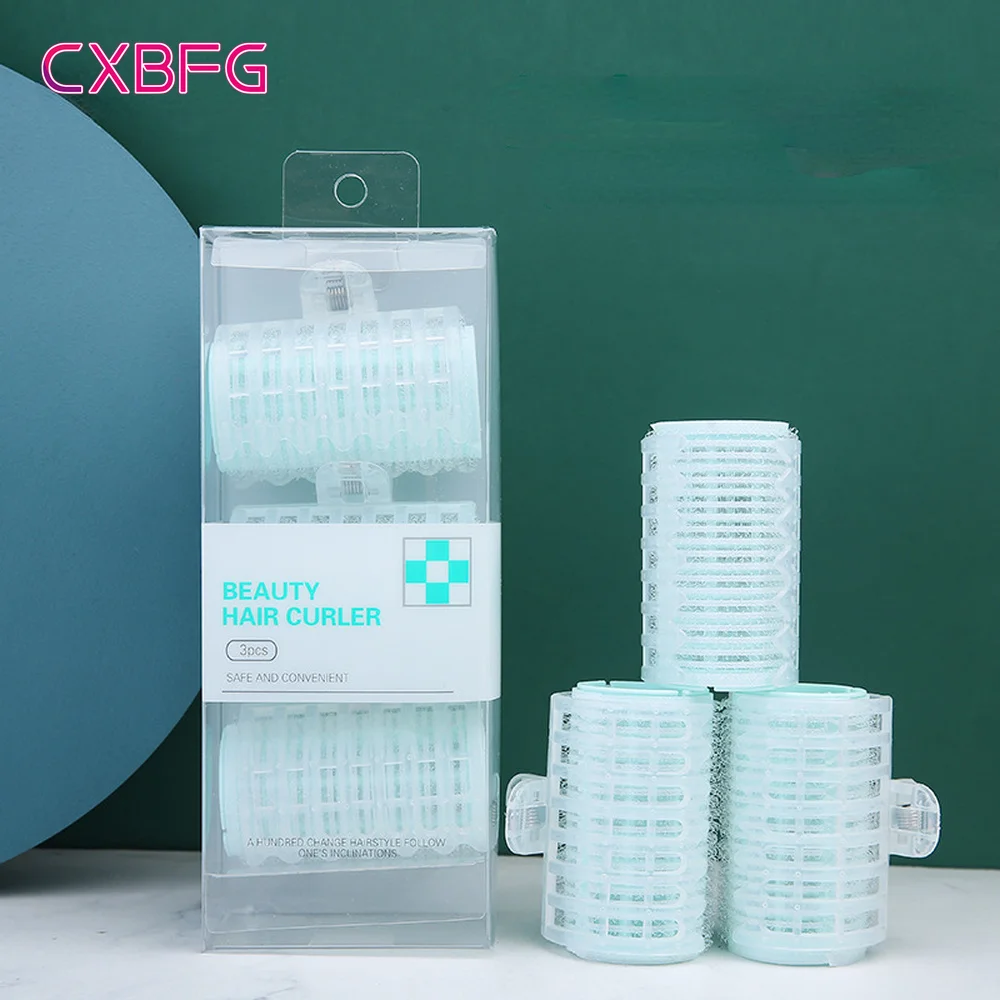 

3Pcs Heatless Hair Curler No Heat Hair Roller Hair Root Fluffy Clip Bangs Curling Rod Curls Perm Wave Former Hair Styling Tools