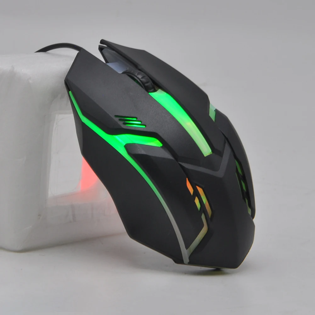 Профессиональная игровая мышь 5500 DPI 7 кнопок светодиодная оптическая USB Проводная
