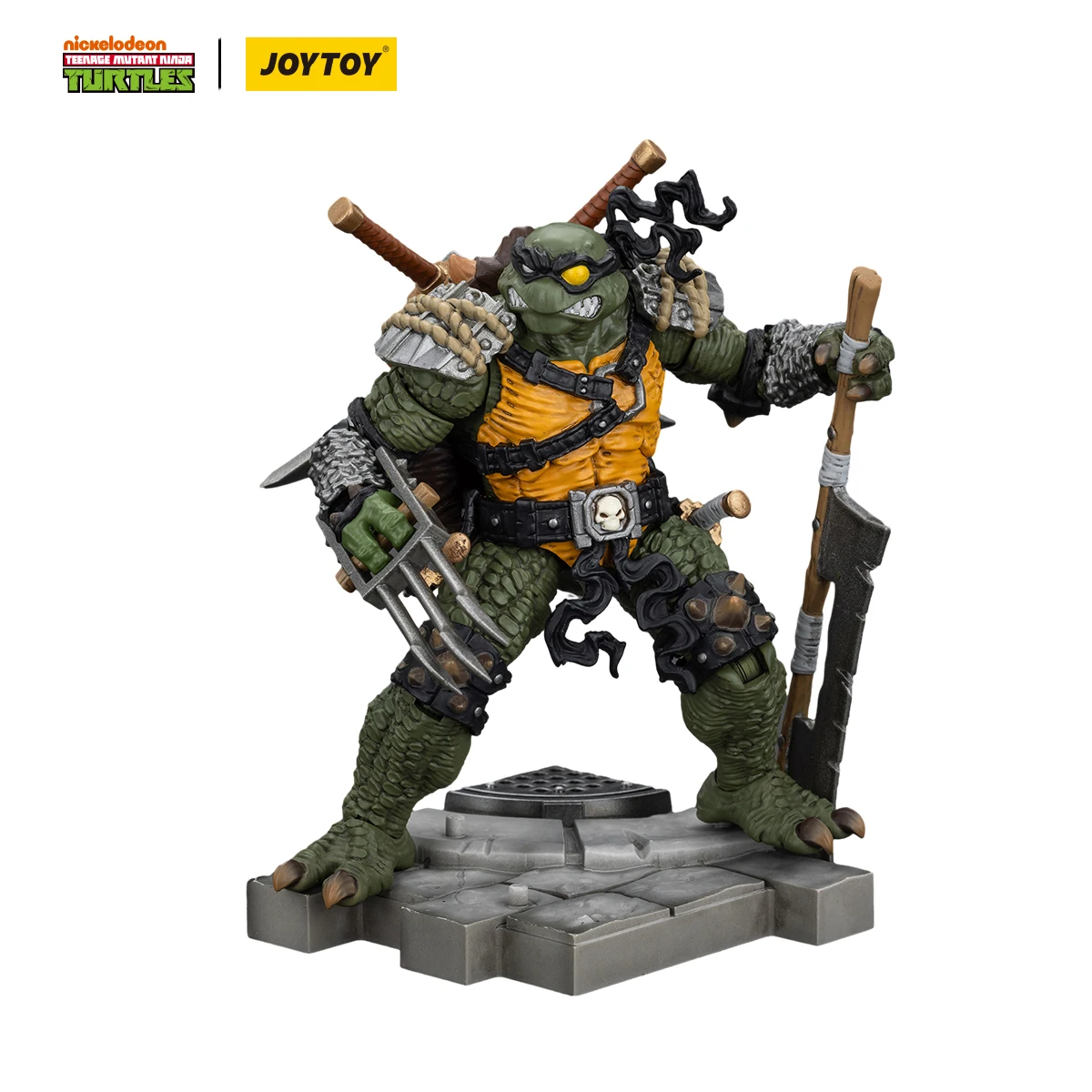 Фото [В наличии в Азии] JOYTOY 1/18 Фигурки TMNT Ninja Черепашки Slash Tokka Krang Аниме Фигурки Игрушки Модель №2