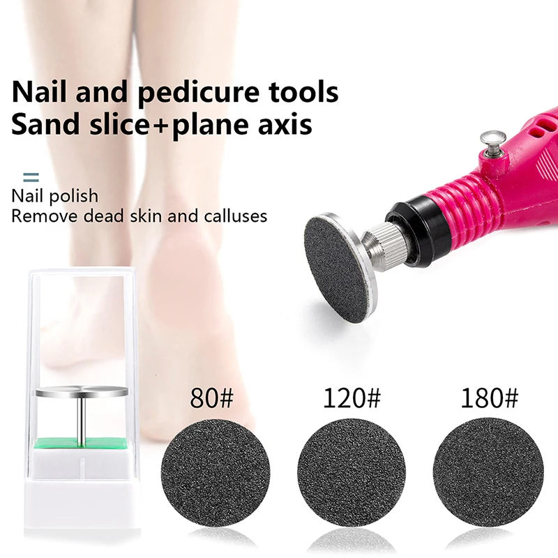 

25mm Diameter Foot Rasp Foot File Mandrel Foot Sanding Sheet Pedicure Polished Sanding Ring Pedicure Tool Grinding Shaft Core