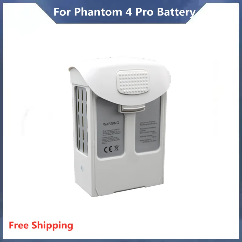 

Free Shipping For Phantom 4 Battery Compatible Phantom 4 Pro UAV Intelligent Flight Accessories 5870mah 15.2v Flight Time 30Min