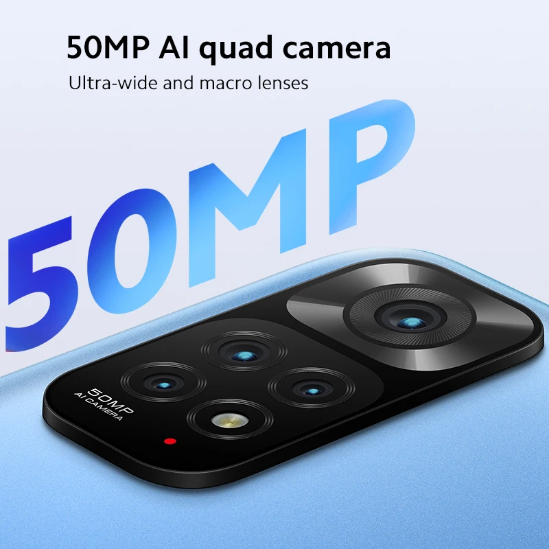 Global Version Xiaomi Redmi Note 11 64GB/128GB Smartphone Snapdragon 680 CPU 90Hz AMOLED DotDisplay 5000mAh 33W Pro Fast Charge