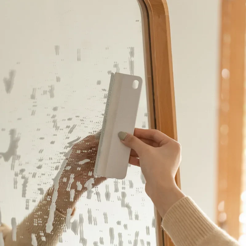 

New Glass Scraper Wiper Household Kitchen Bathroom Glass Cleaning Tools Car Window Cleaner Brush Mini Glass Scraper