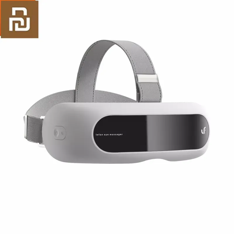 

Массажер для глаз Xiaomi Lefan Leravan, перезаряжаемый через USB, с функцией горячего компресса, с вибрацией и подогревом, имитация музыки, беспроводно...