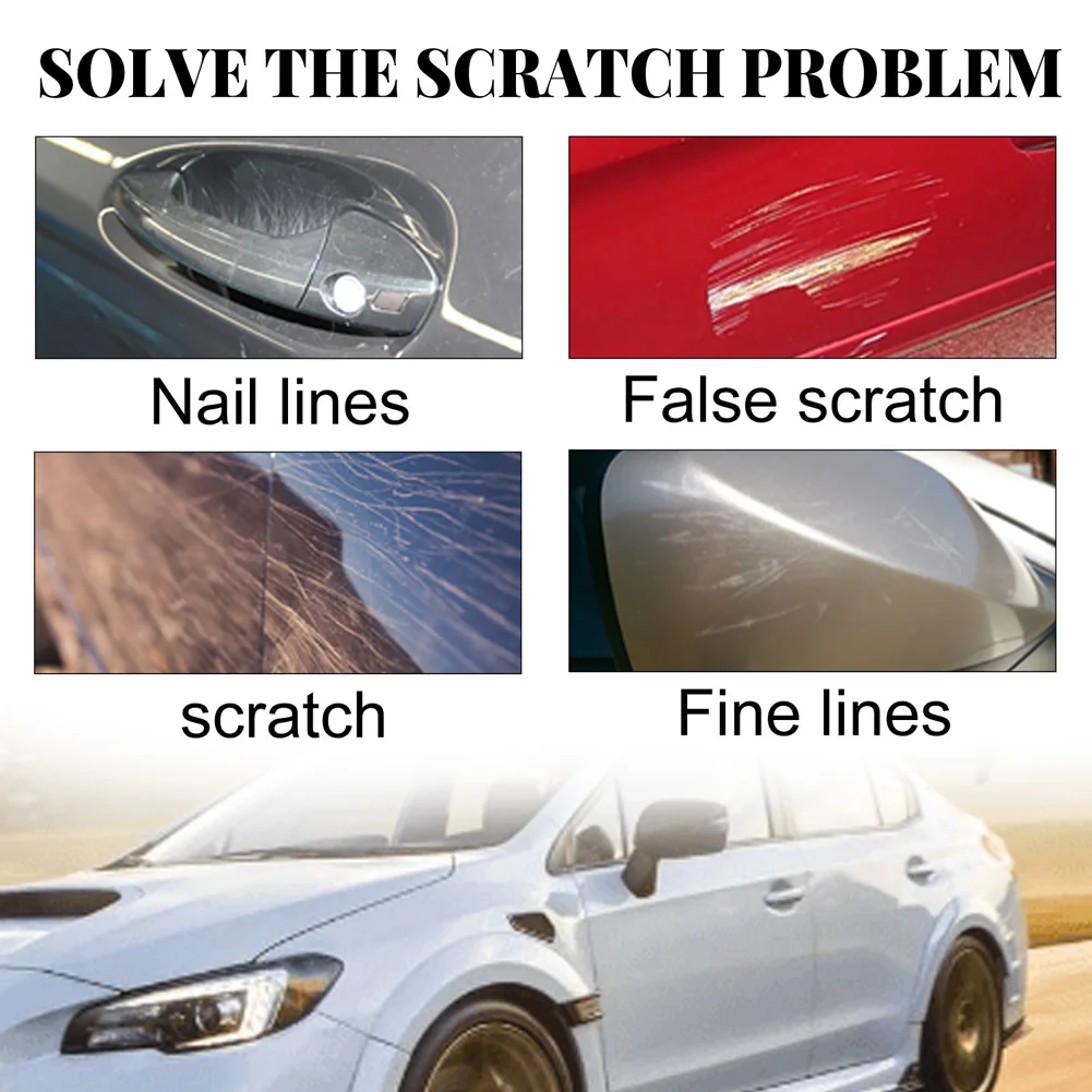 

30ml Car Paint Scratch Repair Remover Agent Coating Maintenance Kit With Sponge Shine Restoration Polishes And Protects