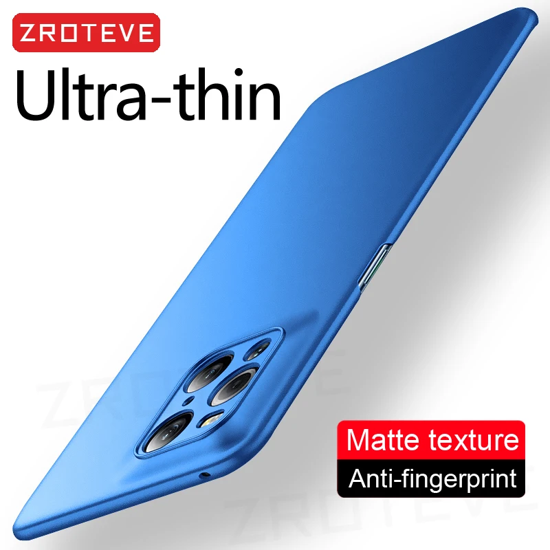 

Find X3 Pro Case ZROTEVE Slim Frosted Hard PC Cover For Oppo Find X5 Pro X2 Lite X3 Neo FindX5 FindX3 Shockproof Phone Cases