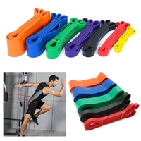 latex tube resistance bands long assist exercise door fitness pull rope elastic gym expander muscle strength training equipment