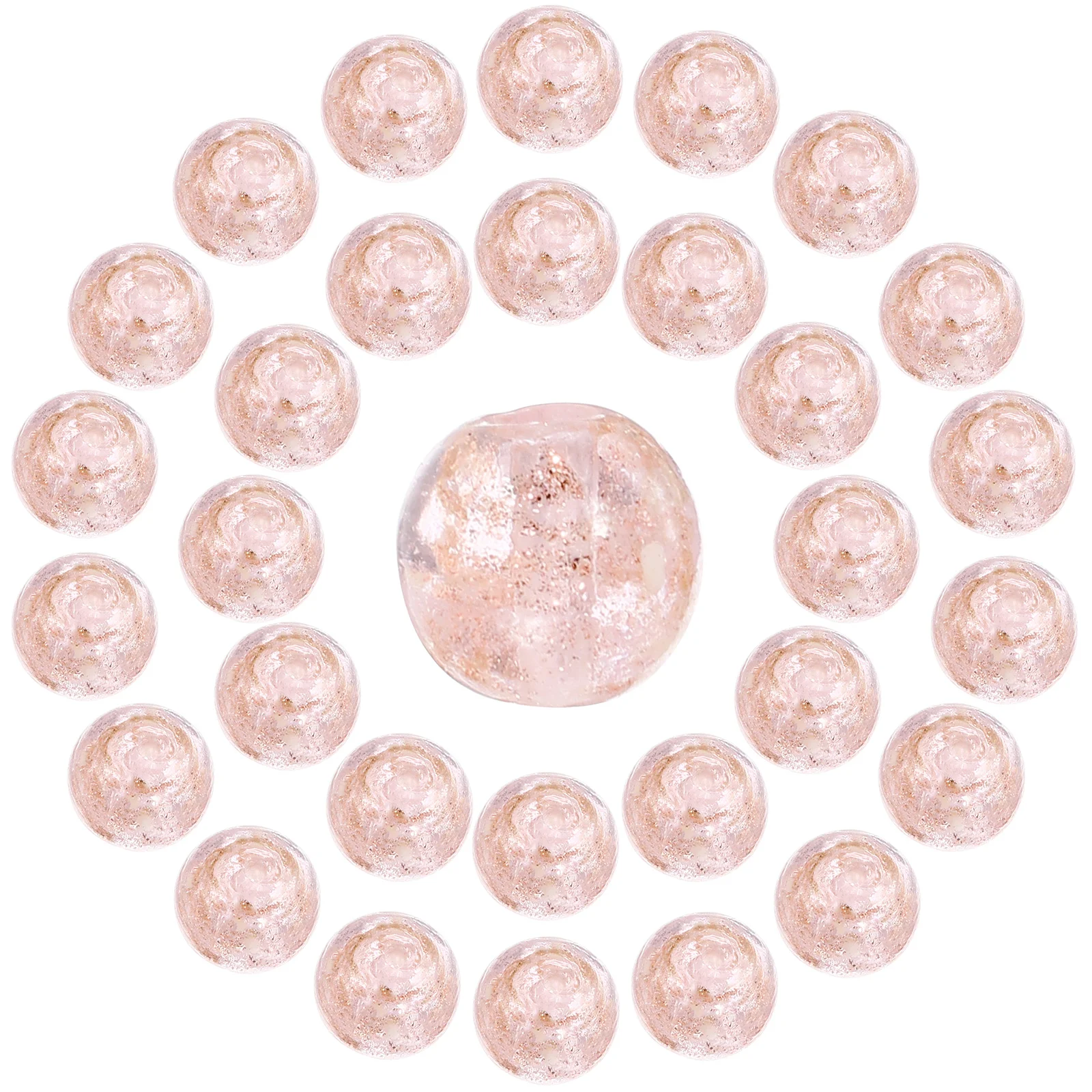 

60 Pcs Glass Beads Anniversary Presents Bracelets Making Spacer Chritmas Gifts Craft Crafts Time Christmas