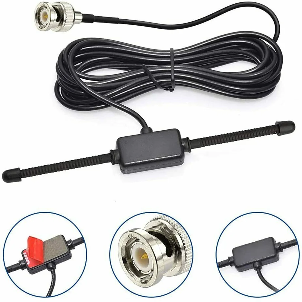 

1pcs Universal Car Stereo AM FM Dipole Hidden Adhesive Mount Antenna For Vehicle Car Truck SUV Radio Stereo Head Unit Receiv