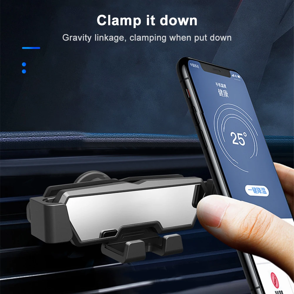

New Car Phone Holder Universal Mount Mobile Gravity Stand Cell Smartphone GPS Support For iPhone Samsung Huawei Xiaomi Redmi LG