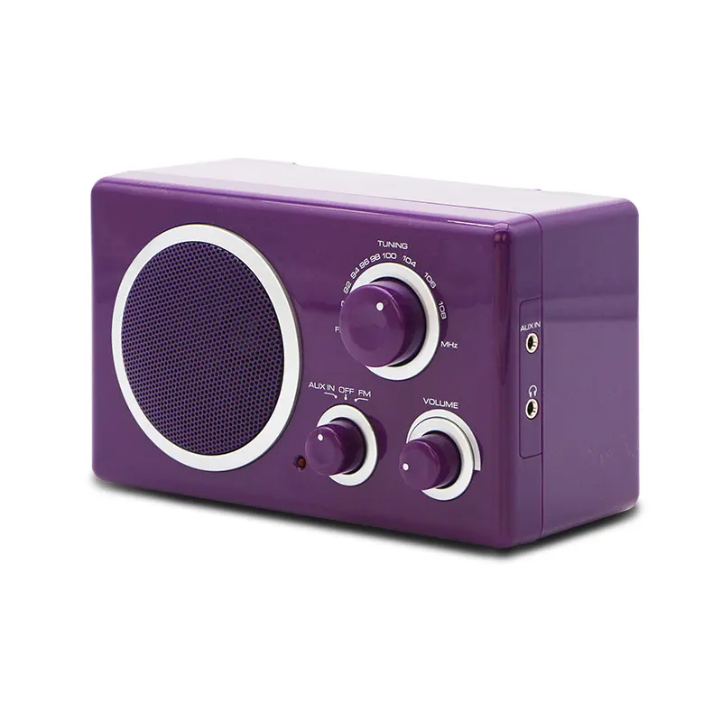

High Quality Factory Supply Portable Handhold Size desktop FM Radio