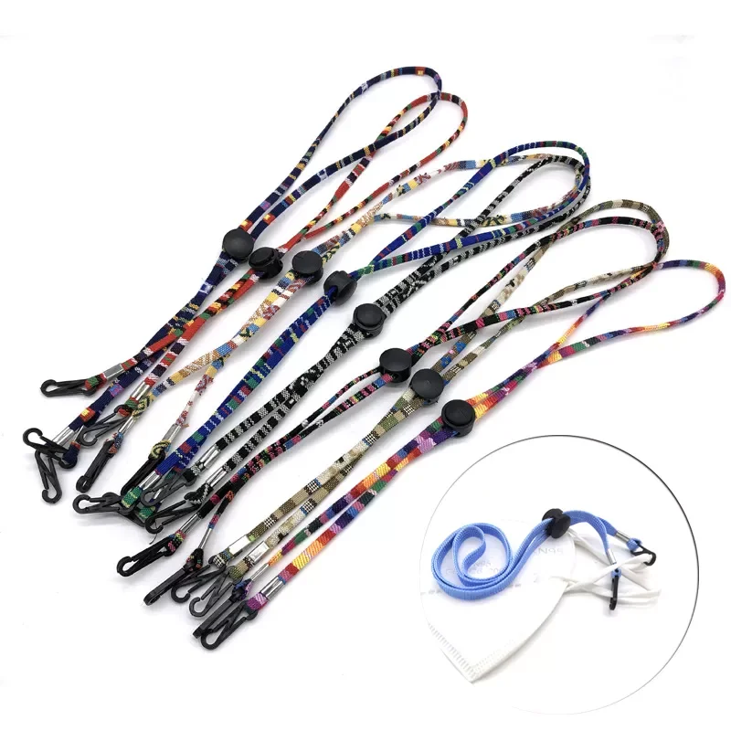 

Adjustable Mask Lanyard Mask Holder Hanging Hook Storage Acrylic Artifact Portable Chain Safety Anti-Drop Traceless Ear Rope