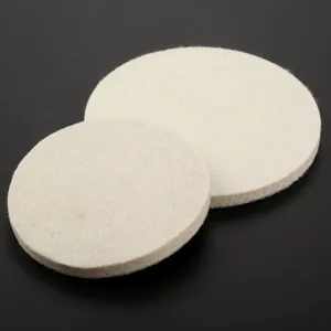 Полировочная полировальная накладка DRELD, аксессуары для Dremel, шерстяной фетровый Полировочный диск для металла, керамики 100 мм125 мм