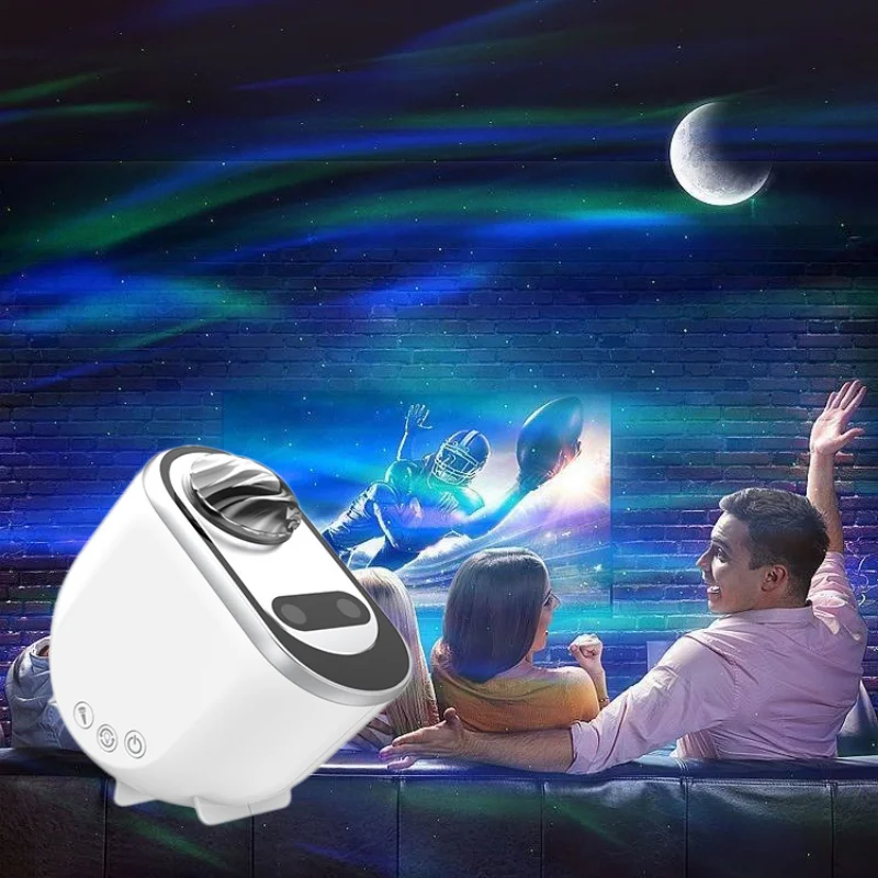 

Moon Lamp Northern Light Aurora Projectors Galaxy Star Projector Starry Sky Bluetooth Music Speaker Christmas Home Decor Gift