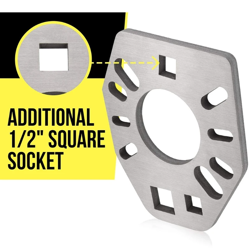 

Extra Strength Puller, Loosening Pinion Flange and Nuts that Fits Most Sockets Pinion Yoke Wrench Tool M4YD