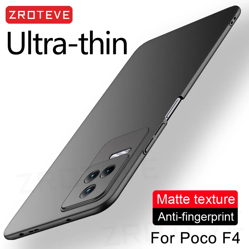 Poco F3 Case ZROTEVE Slim Matte Hard PC Cover For Xiaomi Poco X3 NFC F3 F4 X4 GT Xiomi Pocophone F2 M3 M4 X4 Pro 5G Phone Cases