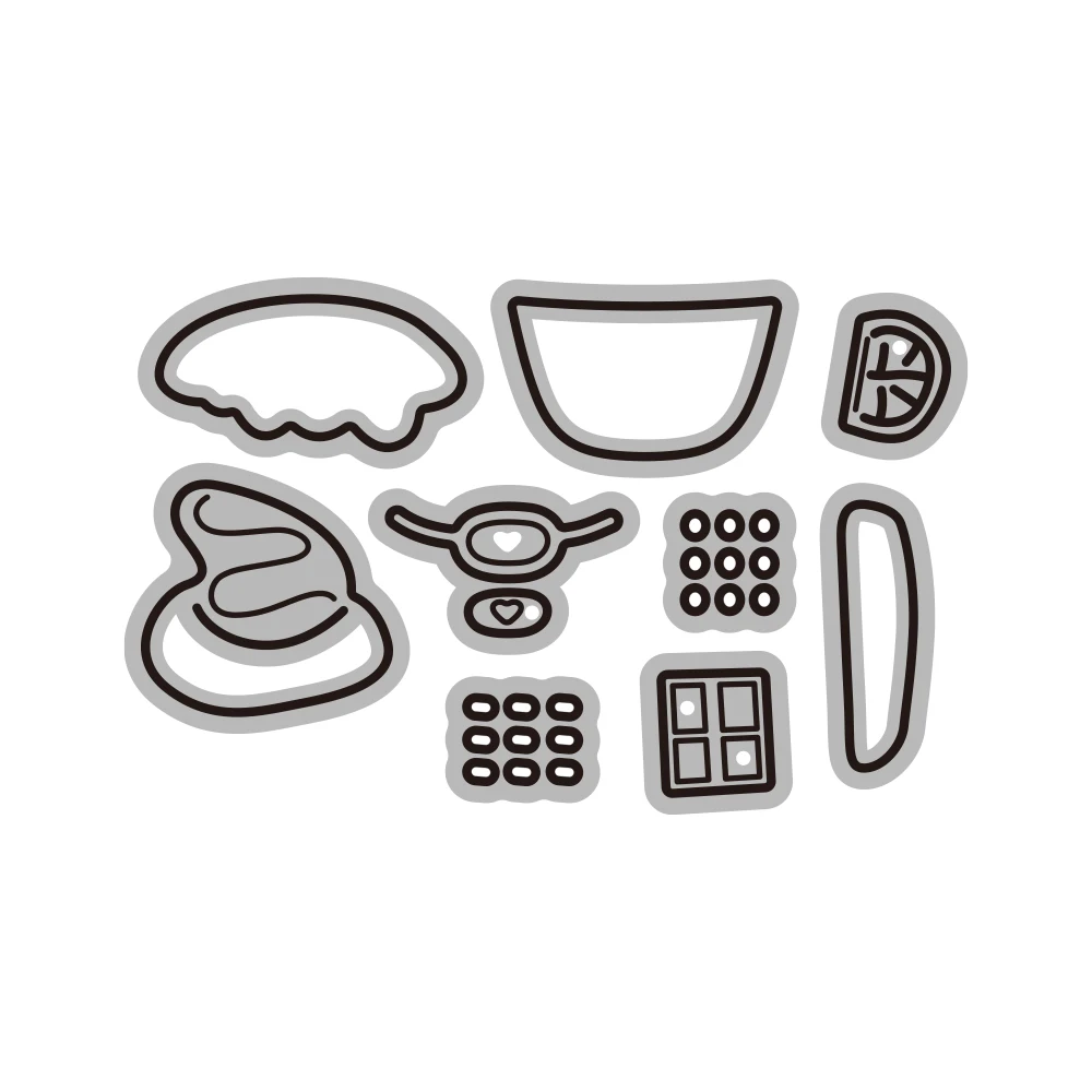 Форма для выпечки печенья милое кекс мини-вырезание сделай сам металлические