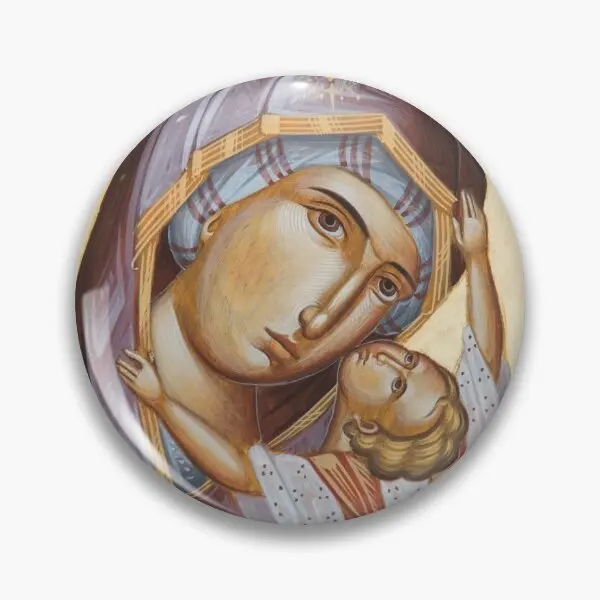 Мягкая булавка Theotokos cardiotissa подарок модный значок на воротник шляпу брошь