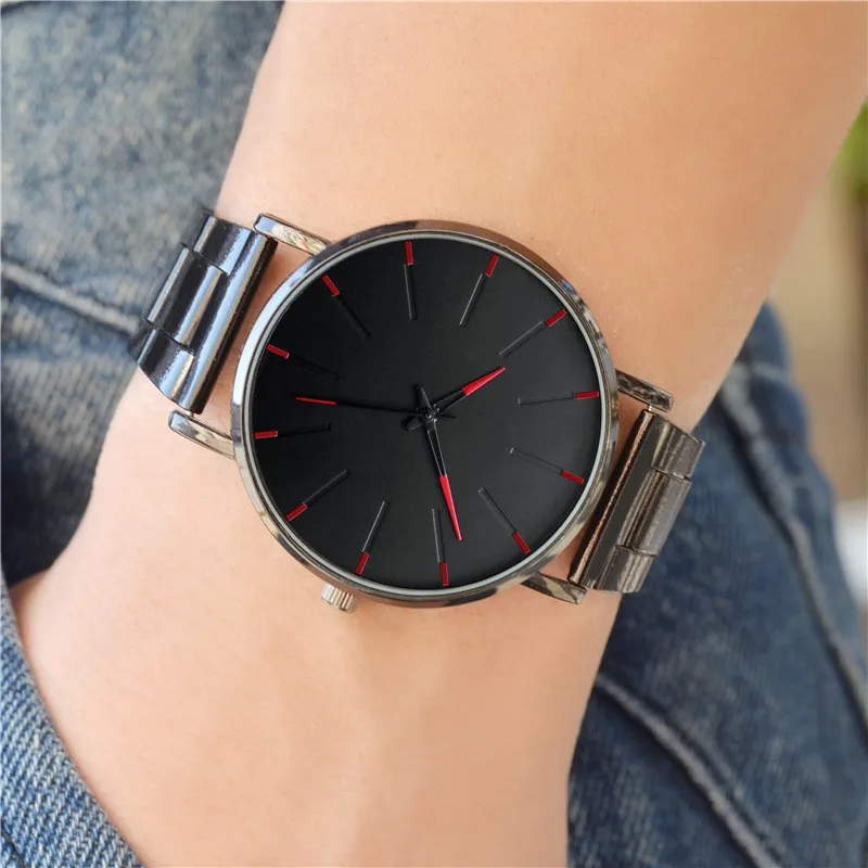 Fashionable And Casual Men's Steel Belt, Simple And Ultra-thin Quartz Watch, A Must-have High-end Watch For Men