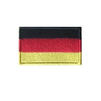german flag armband embroidered patch hook loop iron on embroidery velcros badge military stripe