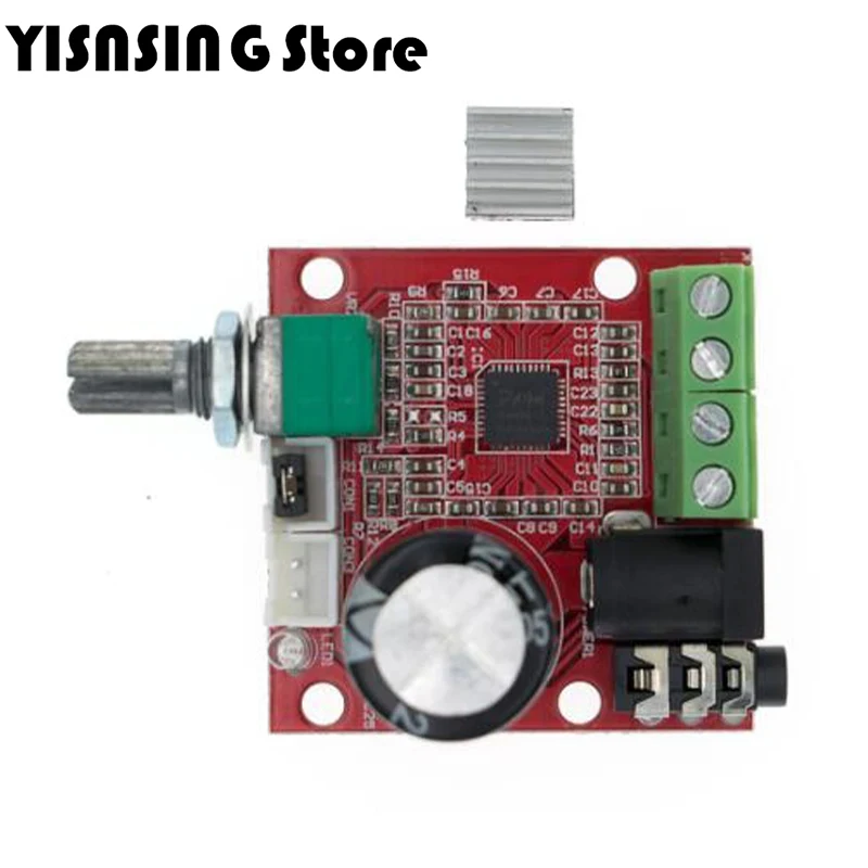 12 В Mini Hi-Fi PAM8610 плата аудио стереоусилителя 2X10W двухканальный D-класс (высокая