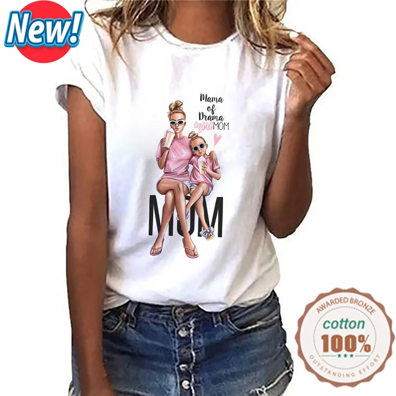 

2022 Summer New Fashion Vouge Fun Retro Top For Ladies Womens Graphic O-Neck Short Sleeve Female Tee T-Shirt Tee Shirt Femme Hot
