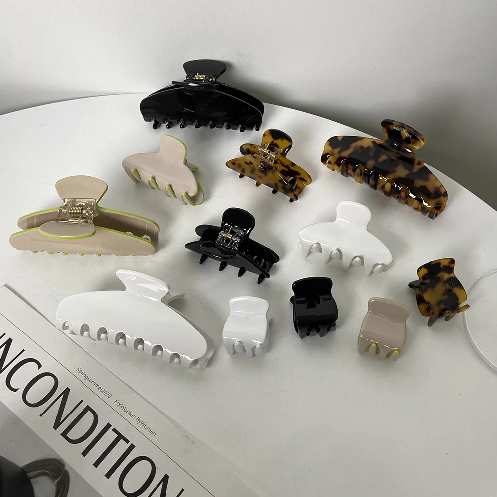 Оптовая продажа корейский Новый Лидер продаж яркие изогнутые буквы заколка для