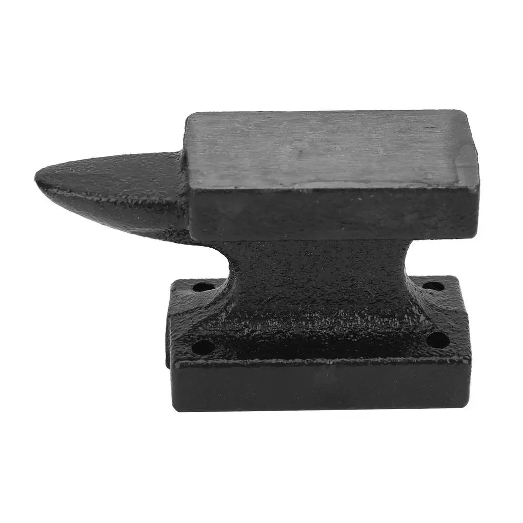 

Rugged Cast Anvil Polished Surface Round Horn Large Feet Iron Workbench Bench Tool Blacksmith Jewelers Metalsmith