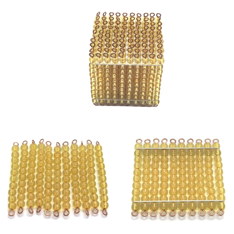 

Montessori Bead Math Brain Training Number Bank Game Preschool with Interest Math Training Early Learning Developimg Toy
