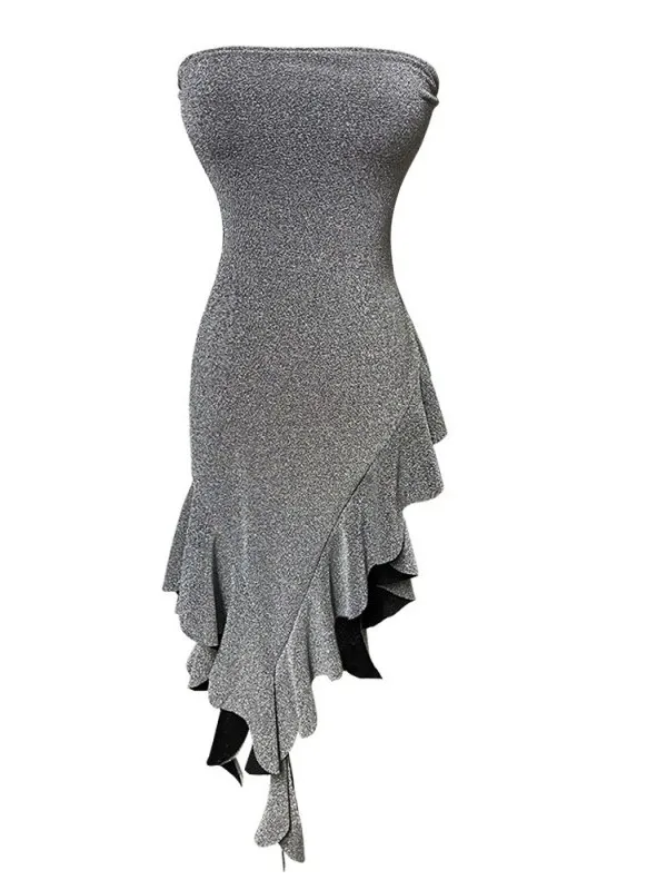 Элегантное нежное сексуальное соблазнительное платье с низким вырезом женское