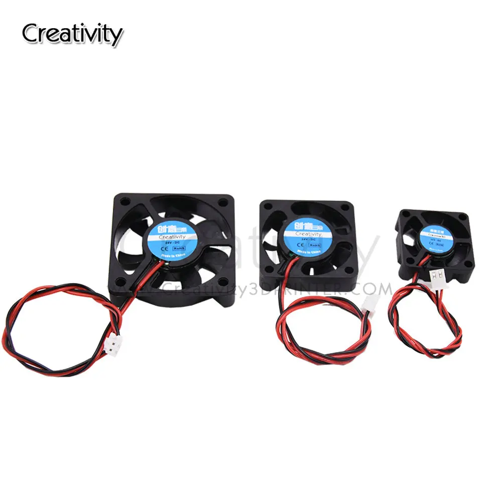 3D Пинтера Запчасти 3010/4010/5010 вентилятор 12V 5V 24V 2Pin DC охладитель воздуха небольшой