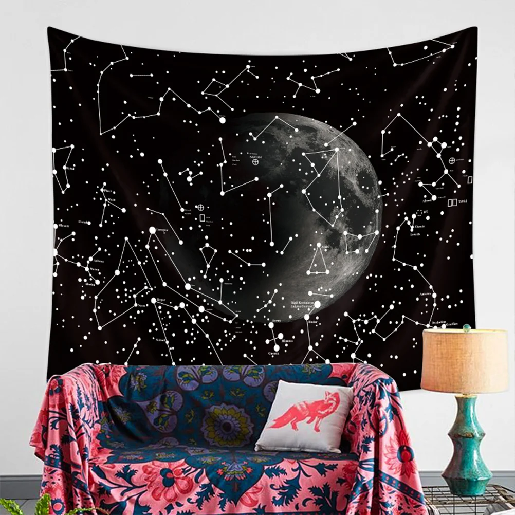 1Pc 90x70cm Constellation Tapestry Multifunctional Printed Hanging Blanket Beach Towel for Home Outside | Дом и сад