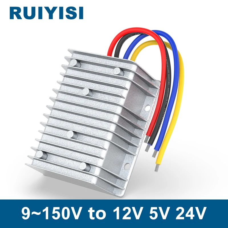 Фото Изолированный преобразователь постоянного тока RUIYISI, регулятор напряжения 12 В в 12 В, 130 В, 120 В, 90 В, 80 В, 72 В, 60 В, 36 В, 48 В, 24 В, модуль регулятора напряжения, 5 В №1