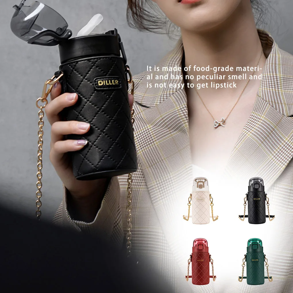 

Женская бутылка для воды из нержавеющей стали, 450 мл