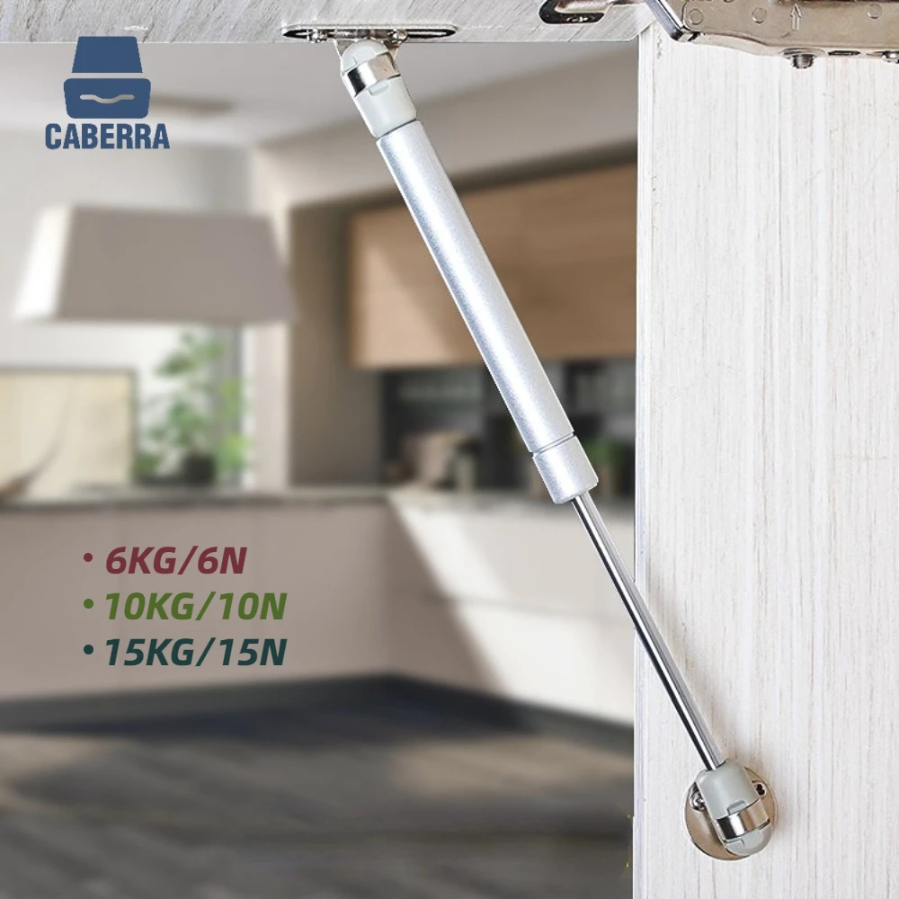 

6KG 10KG 15KG Copper Core Cabinet Hinges Door Lift Support Black Silver Hydraulic Kitchen Cupboard Hinge Furniture Hardware