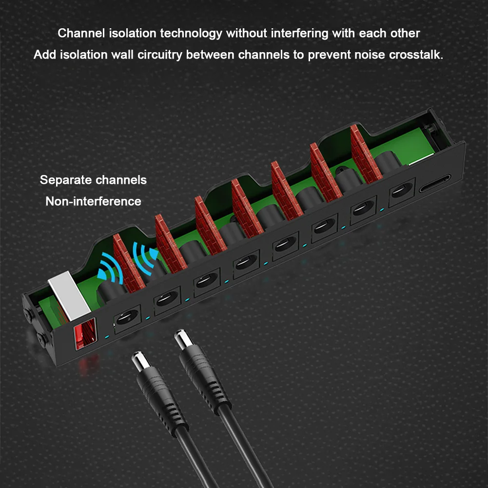 Блок питания для педали эффектов гитары 8 изолированный выход постоянного тока