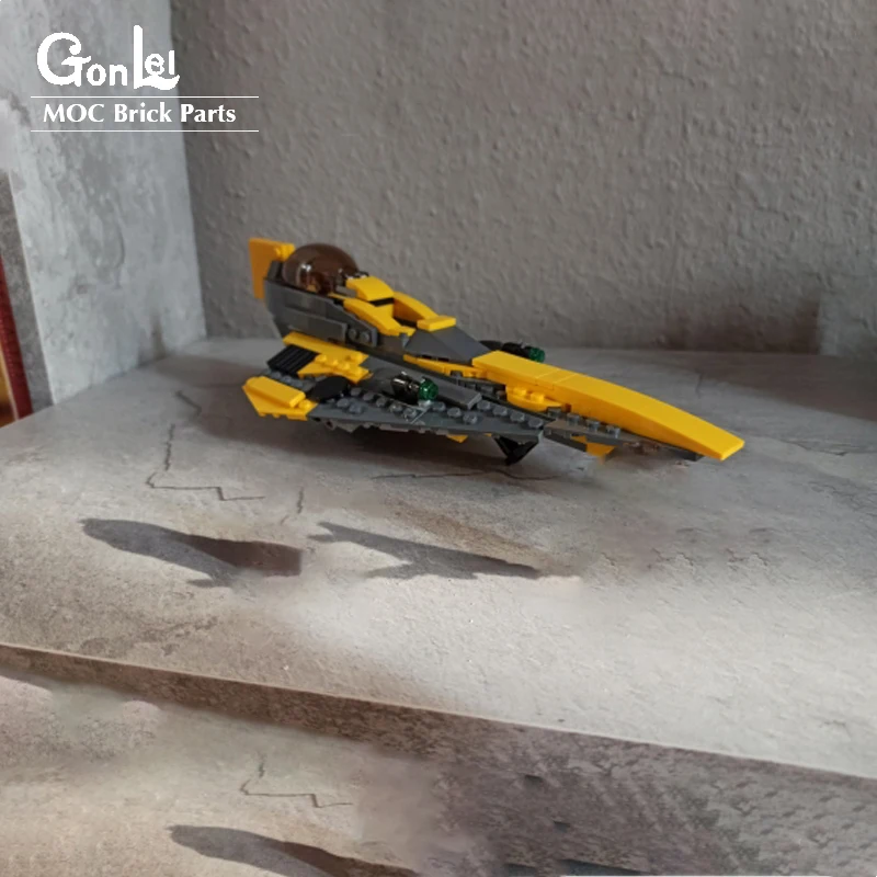 

NEW MOC Space Plan Series Anakin's Jedi Starfighters MOC Building Blocks Bricks Model Educational DIY Toy Kids Christmas Gifts