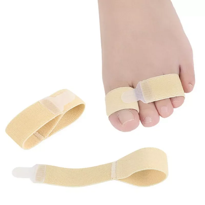 

Fabric Toe Finger Straightener Hammer Toe Hallux Valgus Corrector Bandage Toe Separator Splint Wraps Foot Stretcher Care Tool