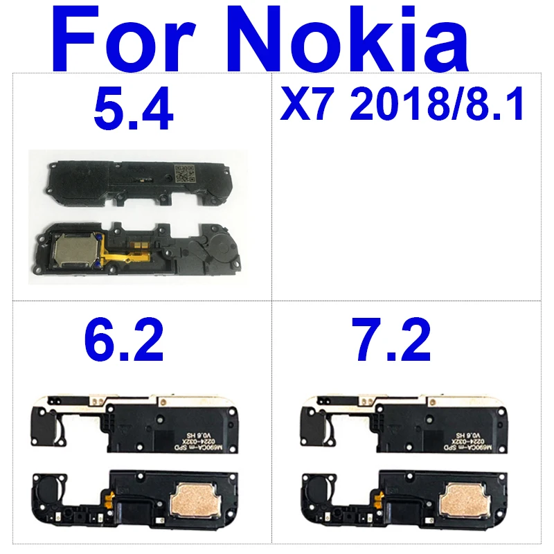 

Для Nokia 5,4 6,2 7,2 X7 2018 8,1 Громкий Динамик Звуковой Звонок Громкий Динамик Звуковой сигнал запасные части