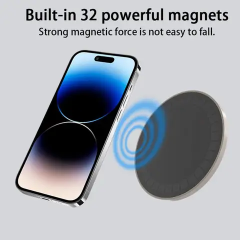 Магнитный держатель для телефона на присоске, силиконовый магнит, настенный держатель для мобильного телефона, зеркало без помощи рук, крепление для Magsafe для IPhone